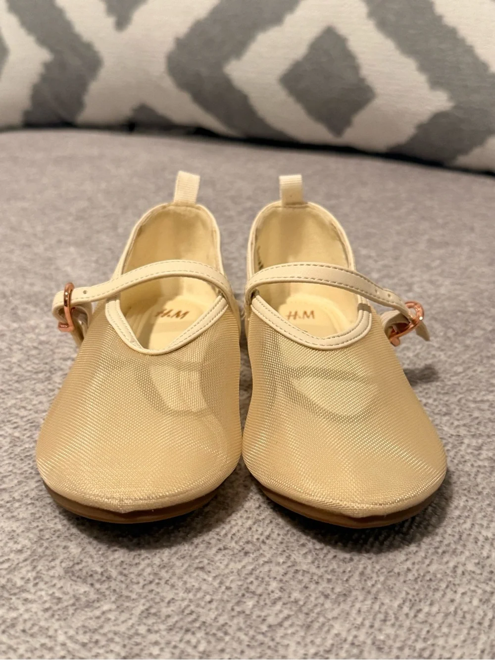 H&M Girls Sheer Mary Jane Shoes